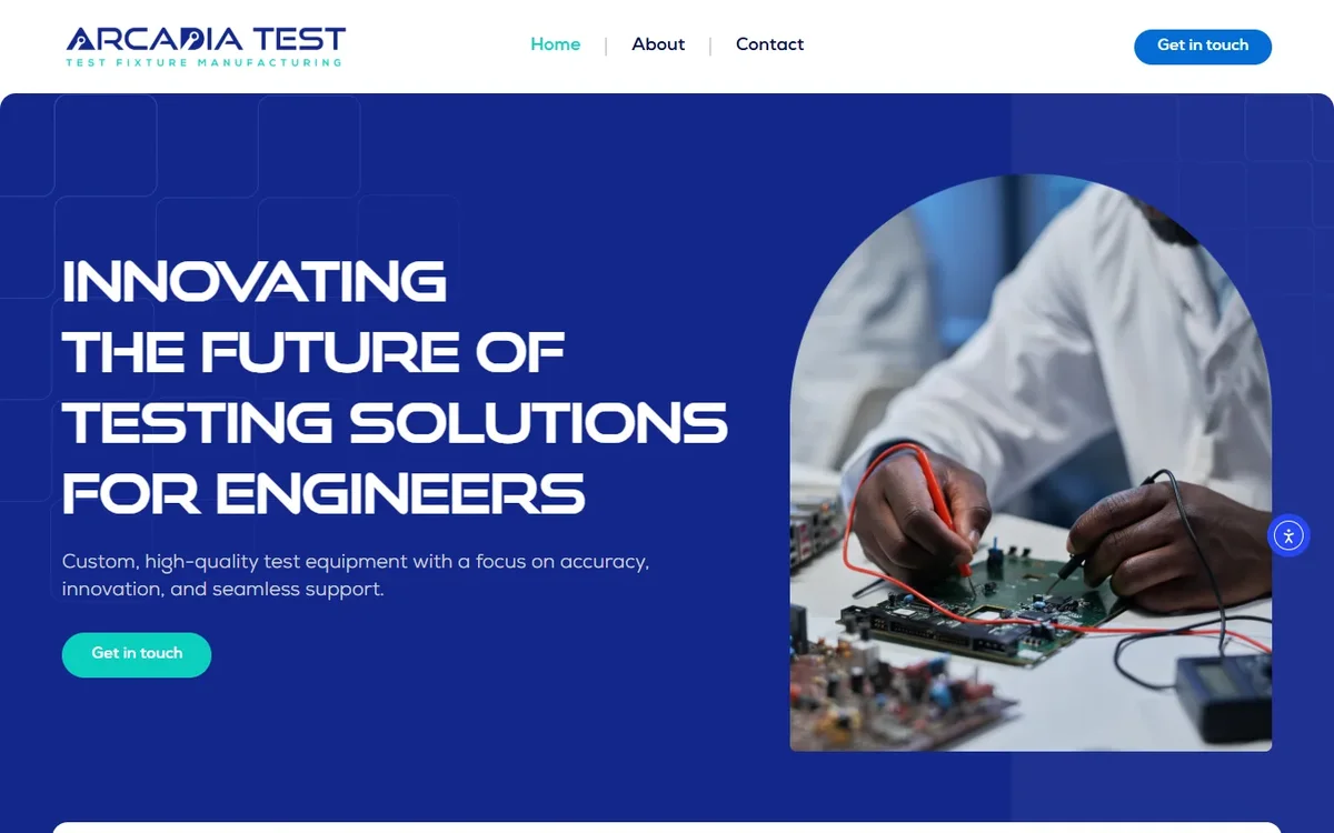Arcadia Test website