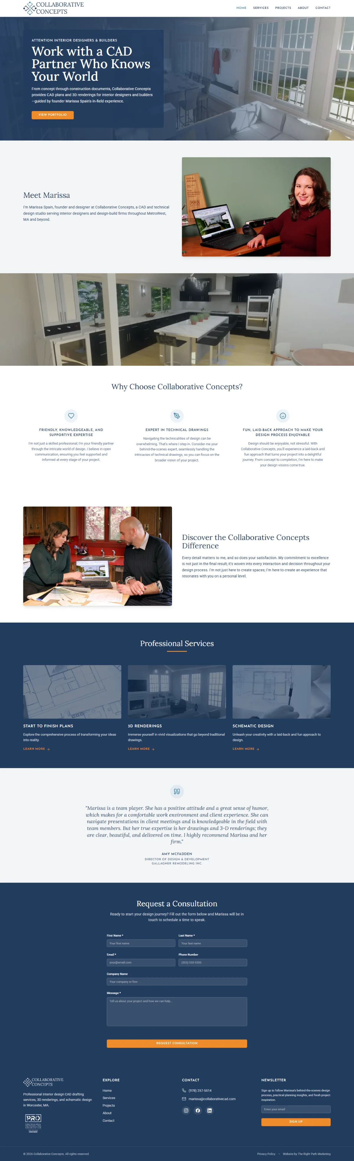 Collaborative Concepts website